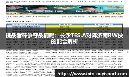 挑战者杯争夺战前瞻：长沙TES.A对阵济南RW侠的配合解析